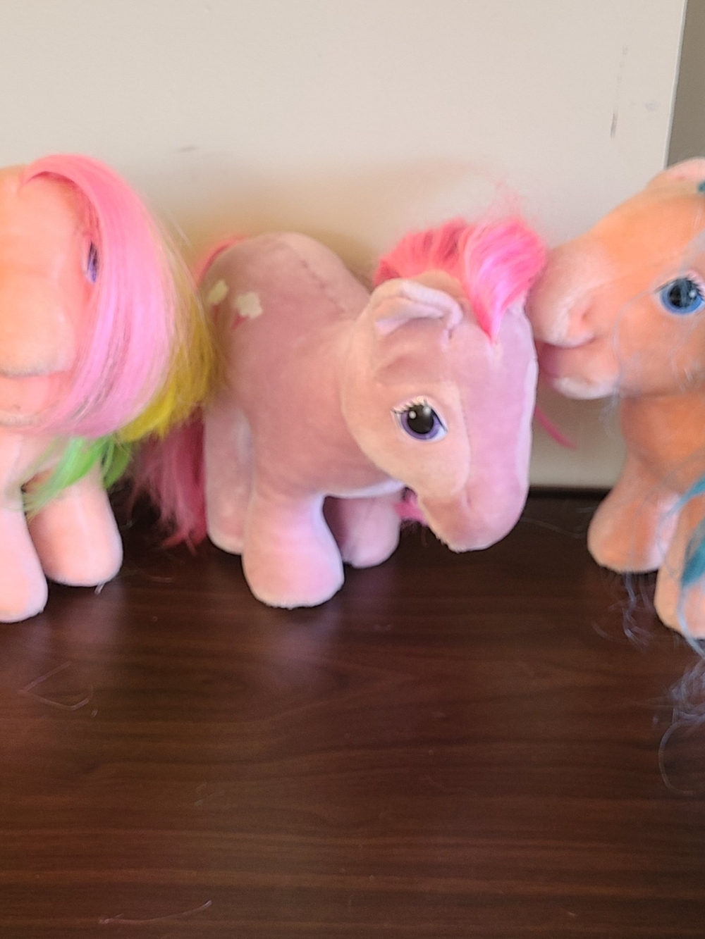 Vintage Plush Pink Pony Stuffed Toy - Kids Toys